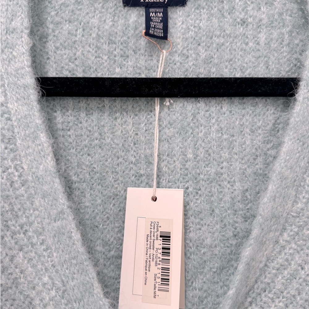 Hatley NWT Cross Over Sweater in Arctic Blue - Picture 5 of 7